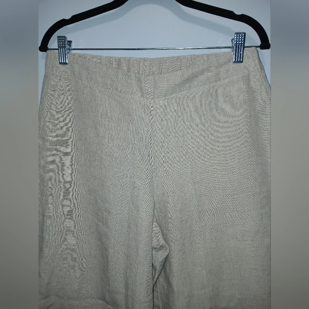 J. Jill Love Linen Pants Women Small Minimalist Granola Girl Office Wear - Picture 3 of 9